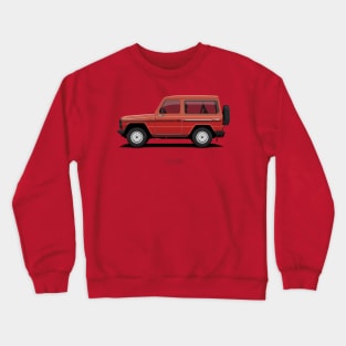 Mercedes 240 GD SWB (W460) Red Crewneck Sweatshirt